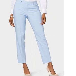 Light Blue Signature Fit Ankle Dress/Work Pants